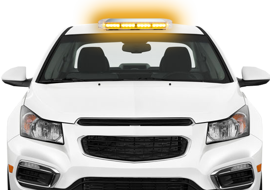 LED Warning Lights Kit with Mini Light Bar and Directional Bar Amber (Level 2)