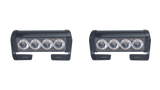 LED Amber Warning Light Bar Kit with Grille and Directional Bar (Level 3)