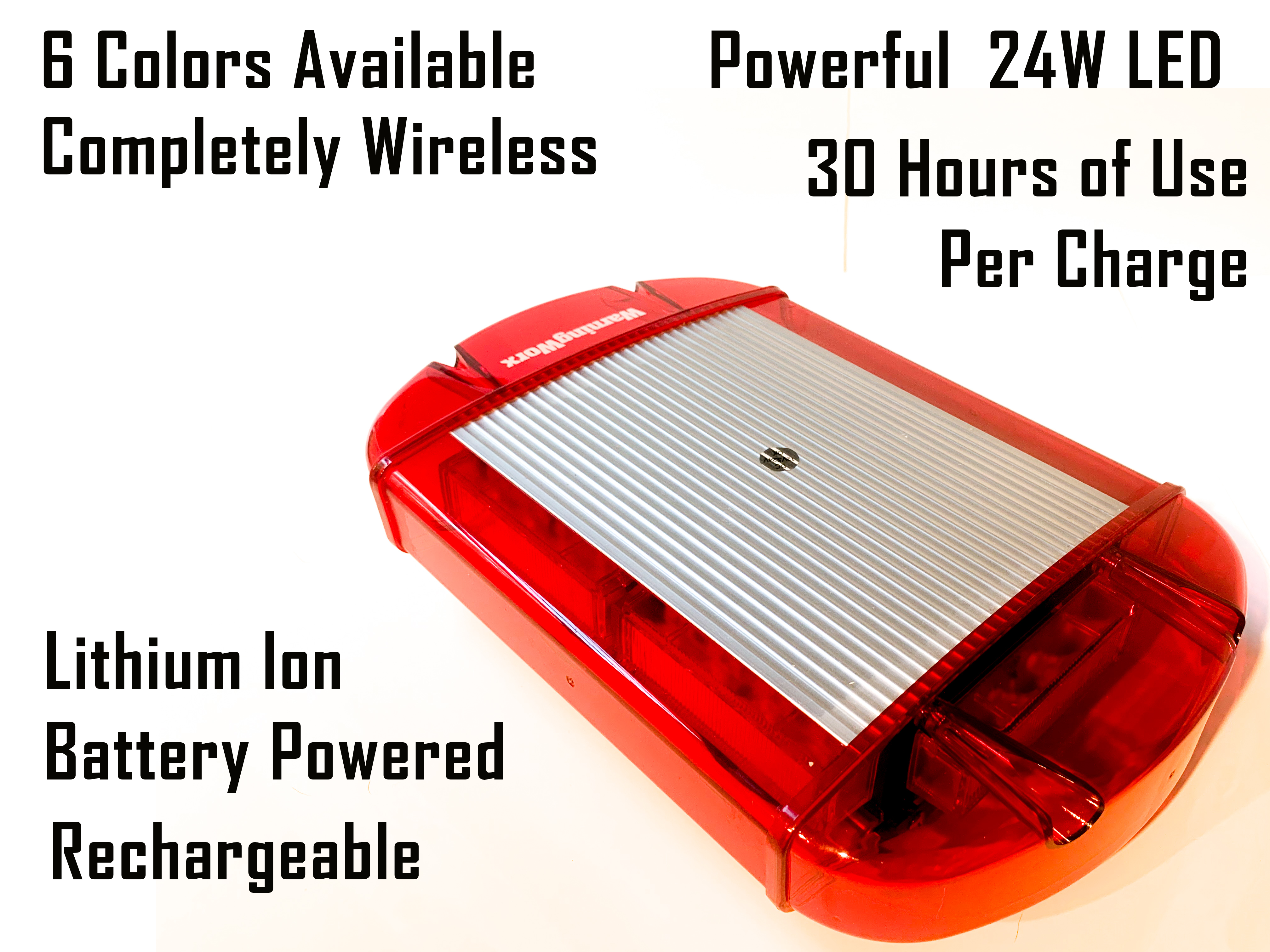 Insta Beacon Max Battery Powered Light Bar Red