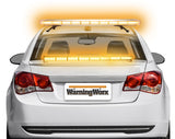 LED Amber Warning Light Bar Kit with Grille and Directional Bar (Level 3)