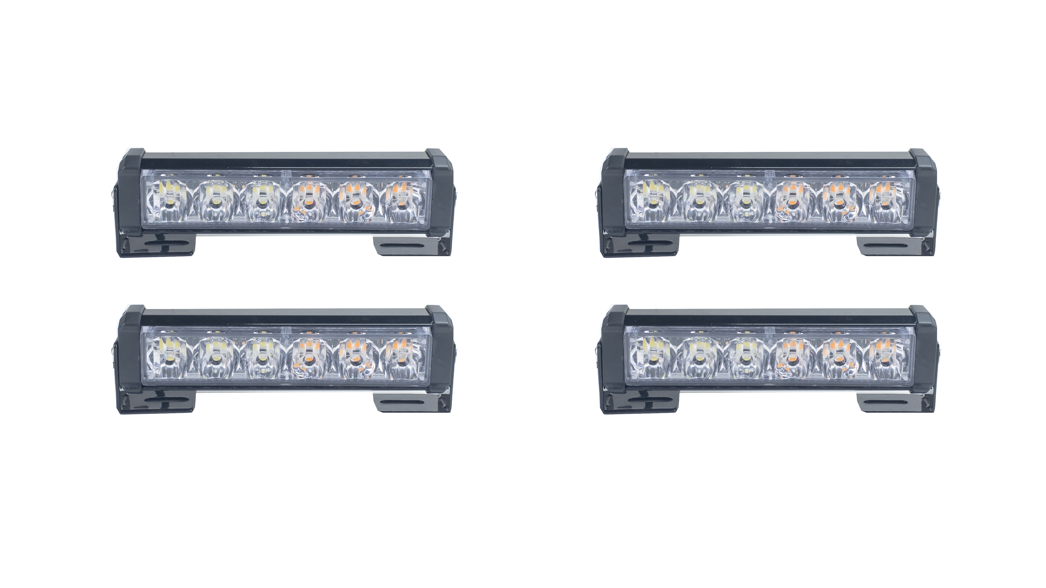 LED Strobe Quad Light Head Kit 24W